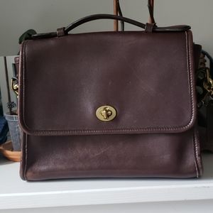 Coach Court Mahogany Leather